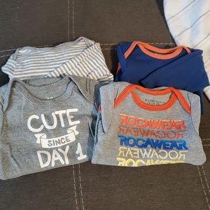 0-3 months onesies